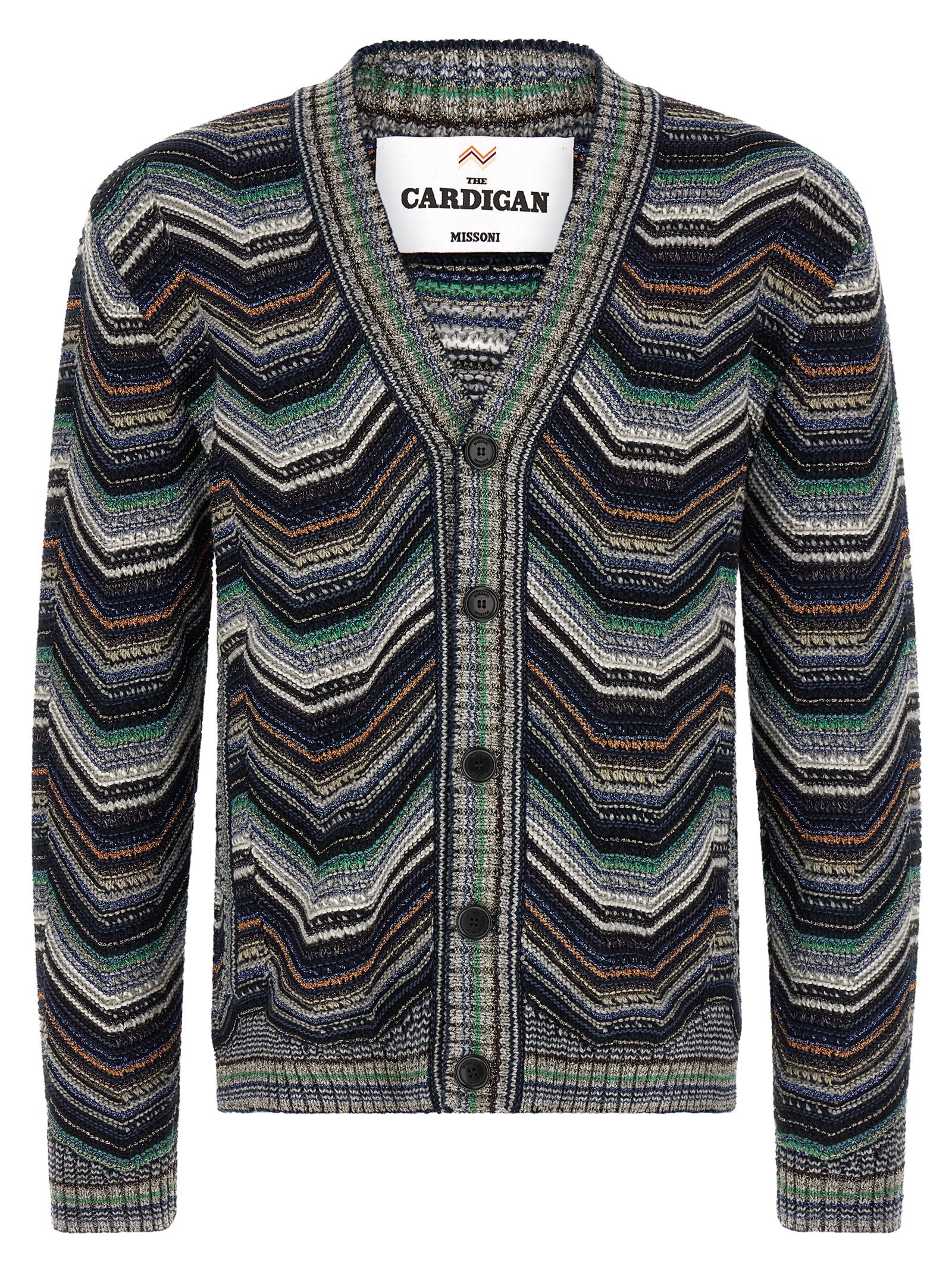 Missoni Multicolor Wool Cardigan Missoni
