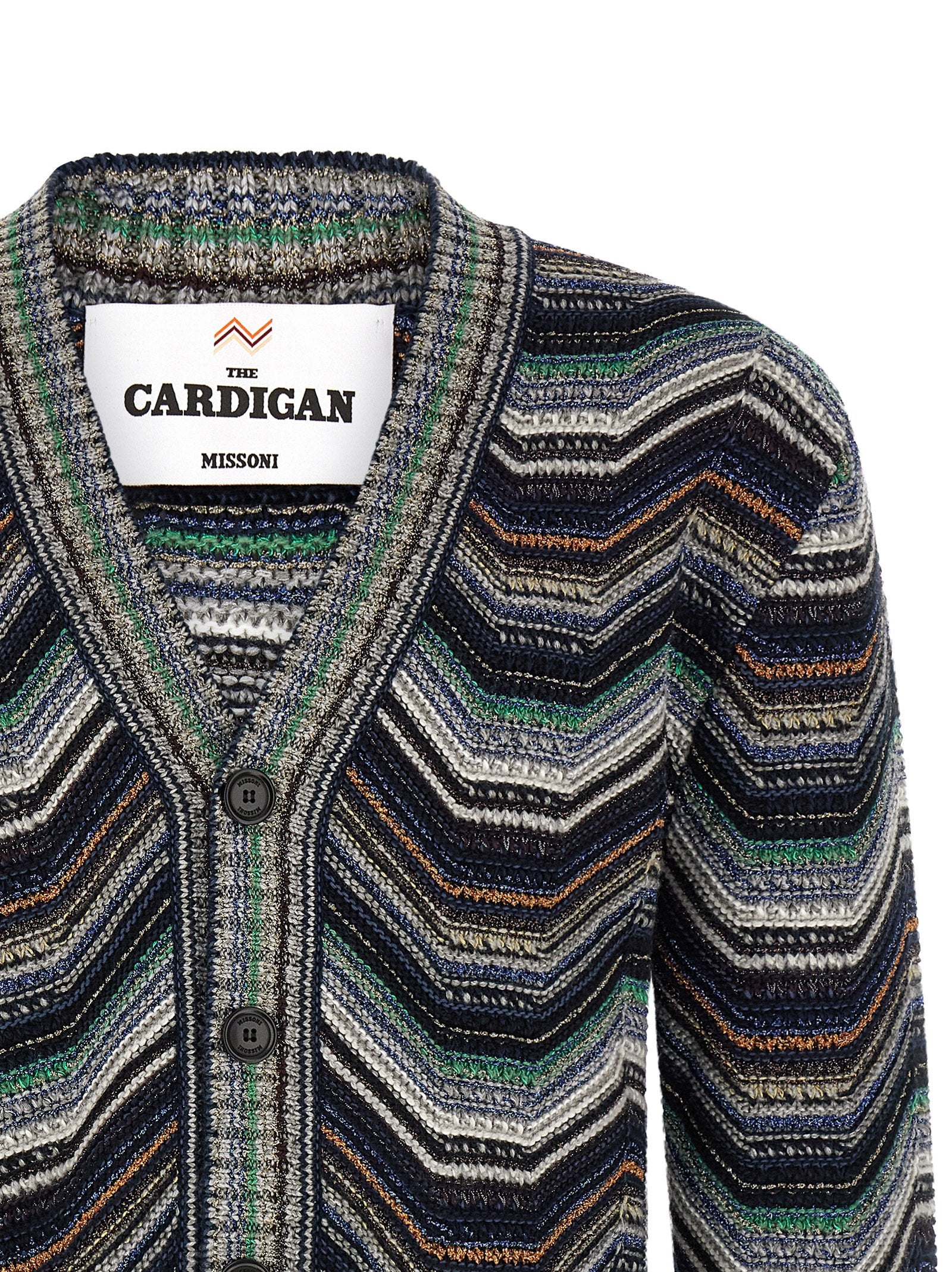 Missoni Multicolor Wool Cardigan Missoni