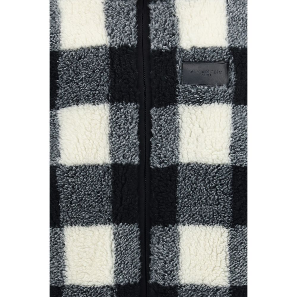 Givenchy Gray Polyester Full-Length Jacket Givenchy