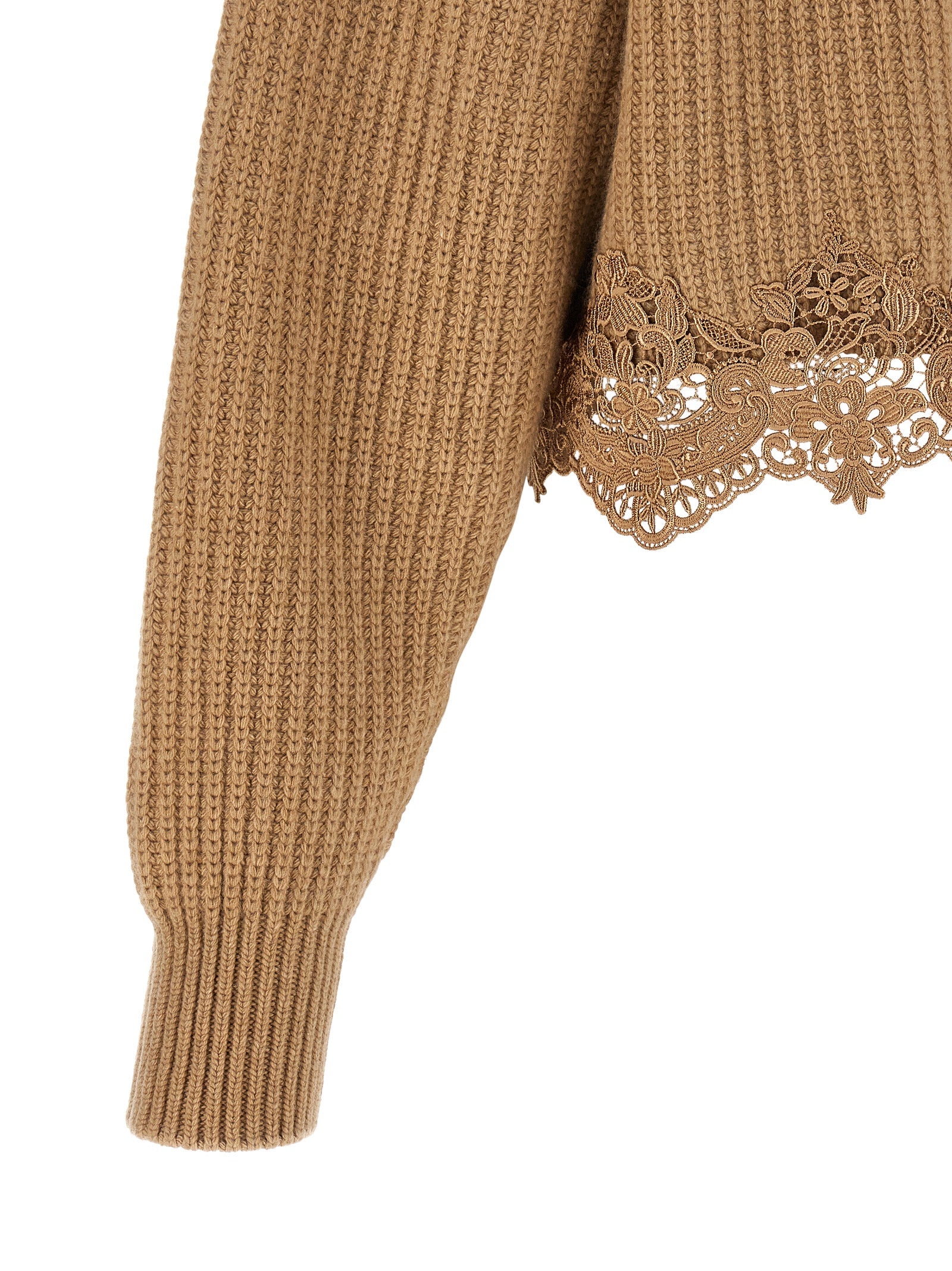 Chloé Beige Wool Cardigan Chloé