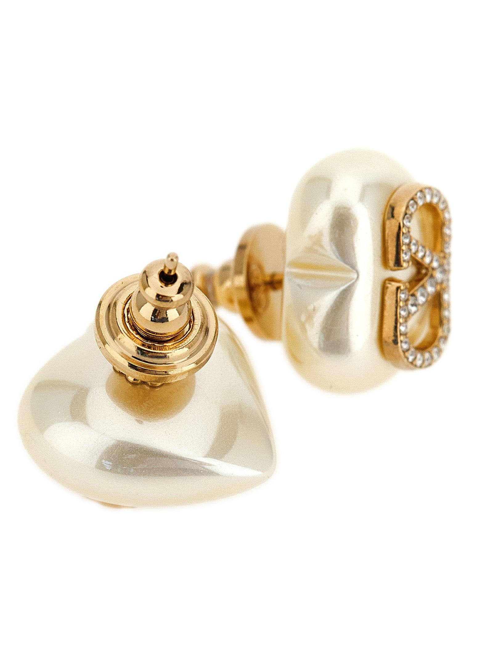Valentino Garavani Gold Brass Earrings Valentino Garavani