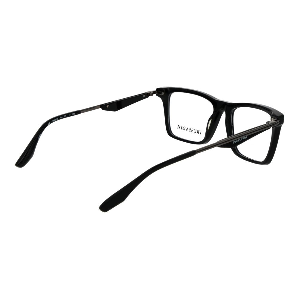Trussardi Black Acetate Glasses (Frames) Trussardi