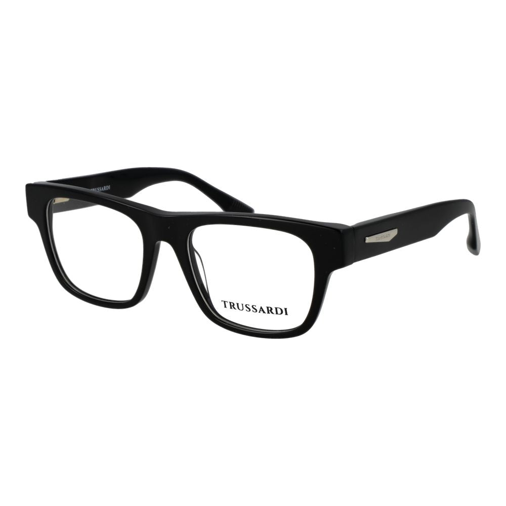 Trussardi Black Acetate Glasses (Frames) Trussardi