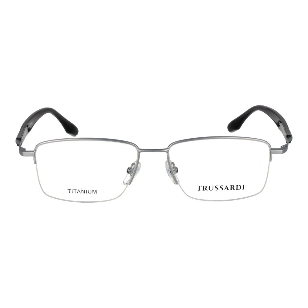 Trussardi Silver Titanium Glasses (Frames) Trussardi
