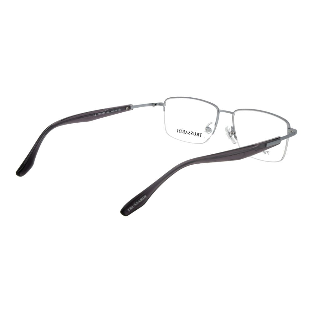 Trussardi Silver Titanium Glasses (Frames) Trussardi