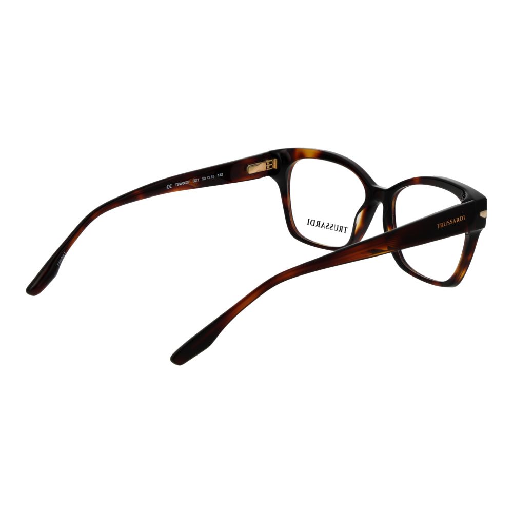 Trussardi Brown Acetate Glasses (Frames) Trussardi