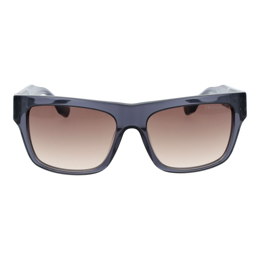 Trussardi Gray Acetate Sunglasses Trussardi