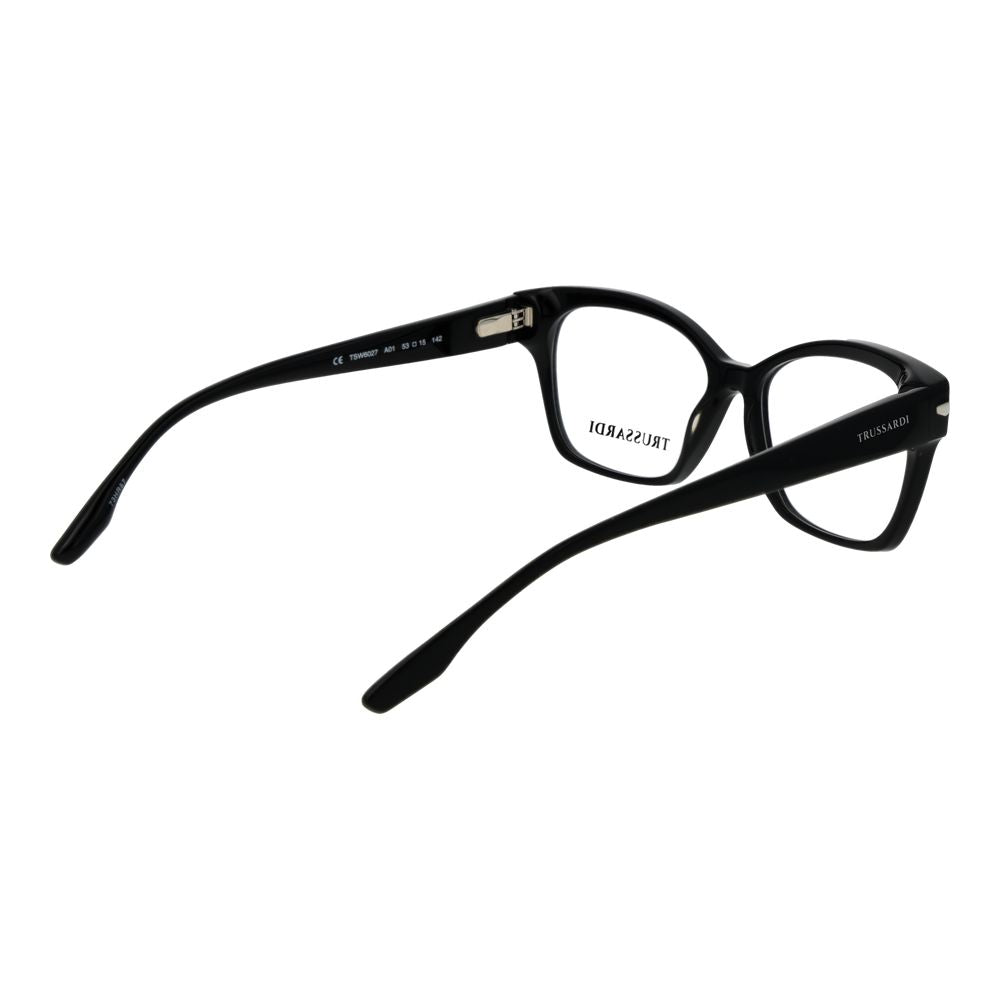 Trussardi Black Acetate Glasses (Frames) Trussardi