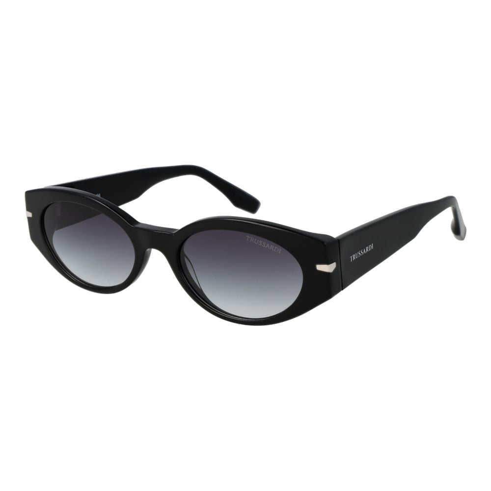 Trussardi Black Acetate Sunglasses Trussardi