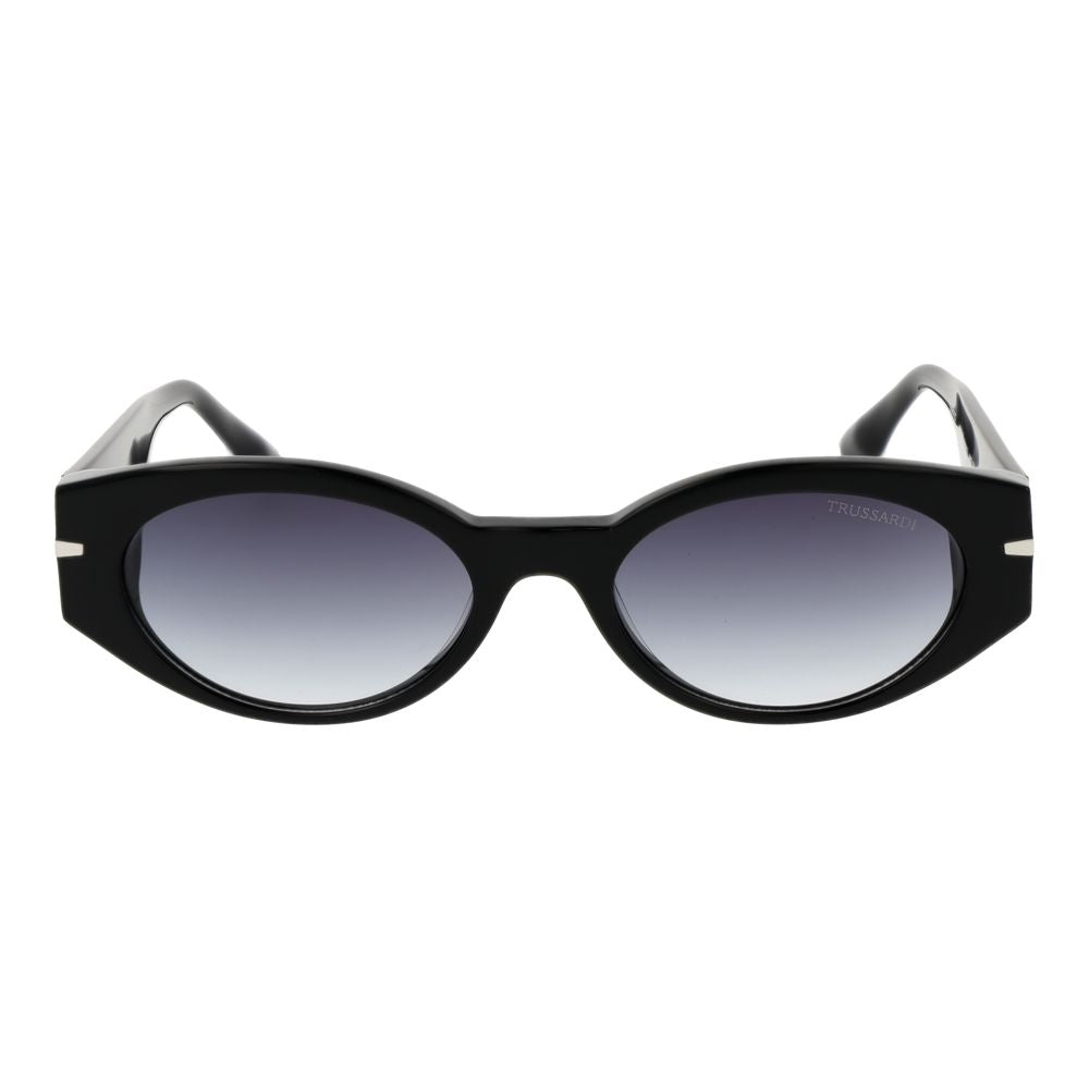 Trussardi Black Acetate Sunglasses Trussardi