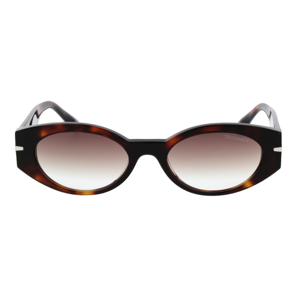 Trussardi Brown Acetate Sunglasses Trussardi