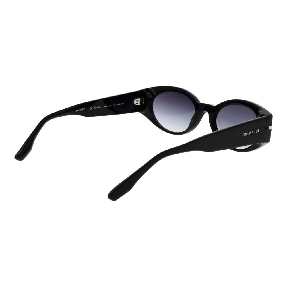 Trussardi Black Acetate Sunglasses Trussardi