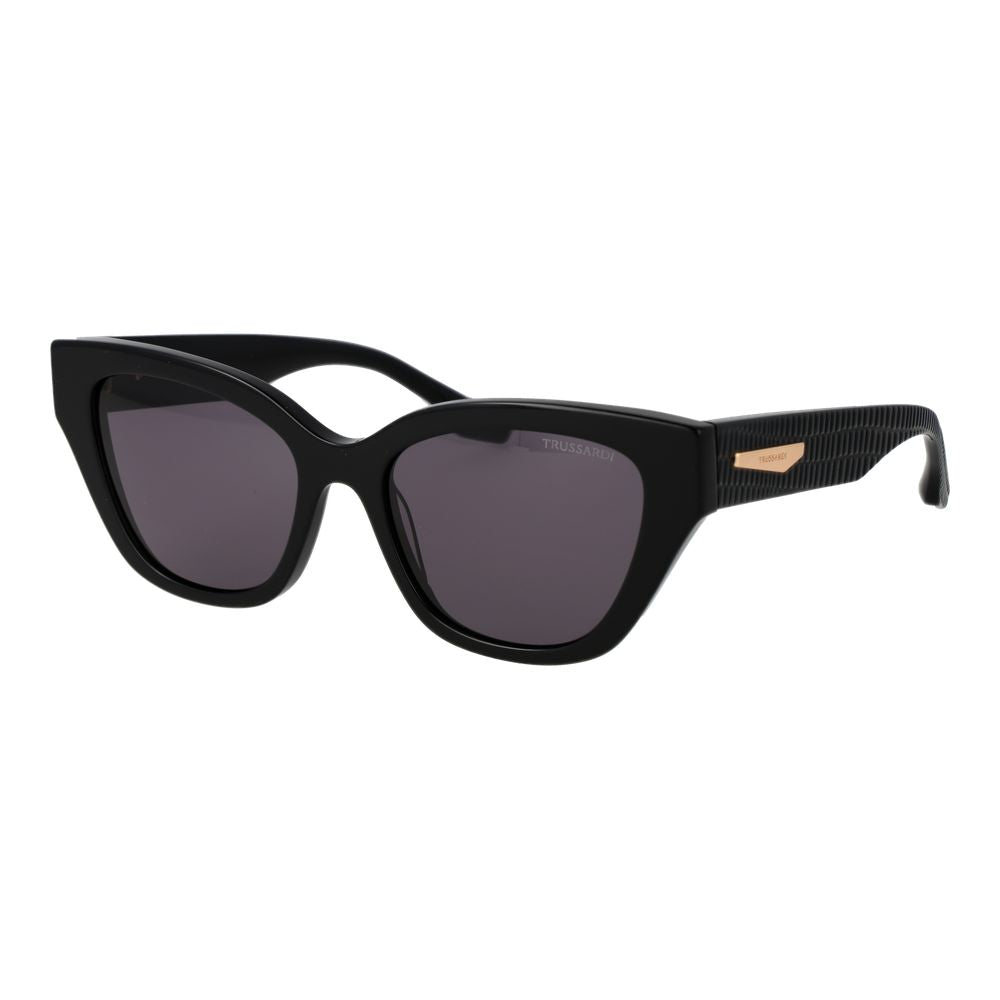 Trussardi Black Acetate Sunglasses Trussardi