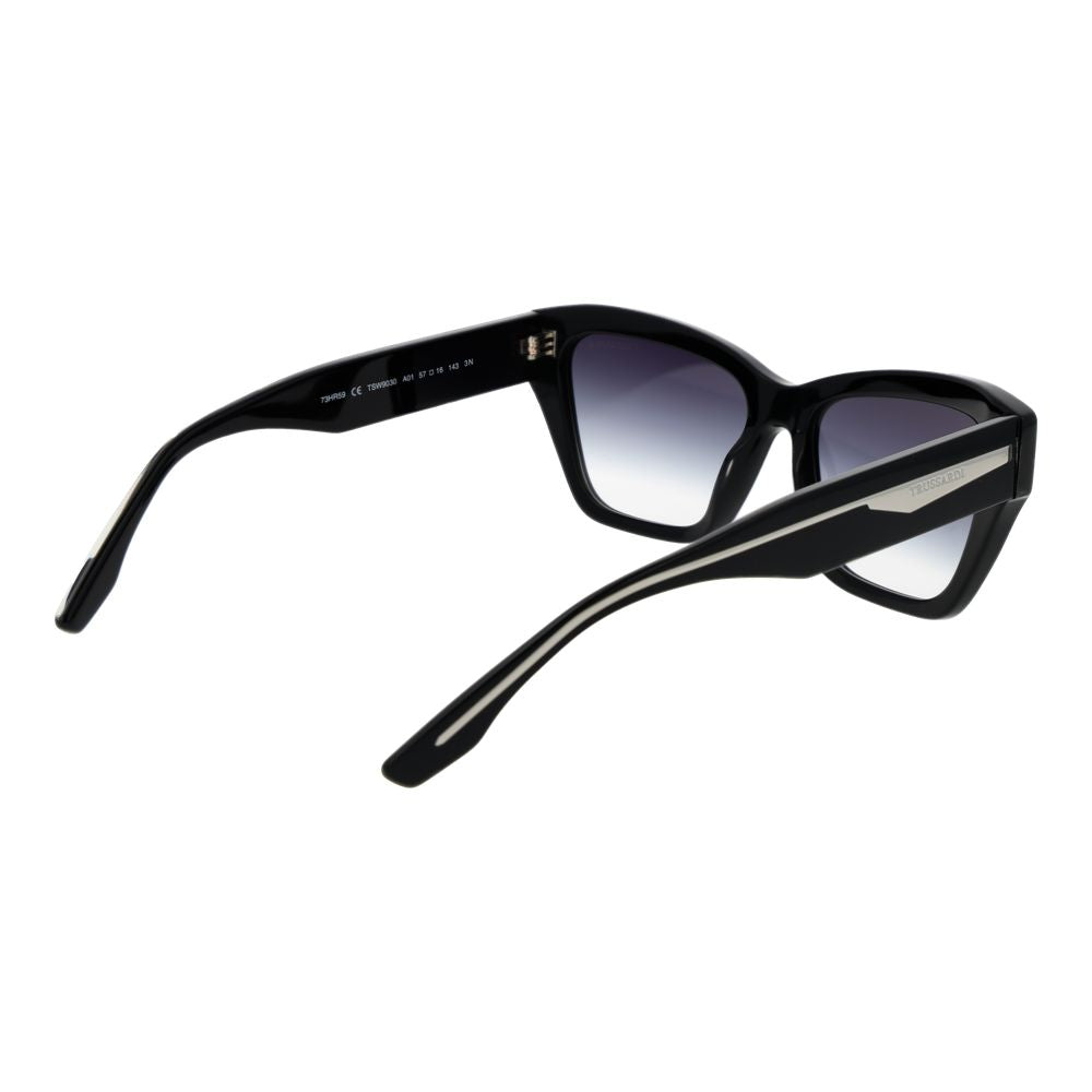 Trussardi Black Acetate Sunglasses Trussardi