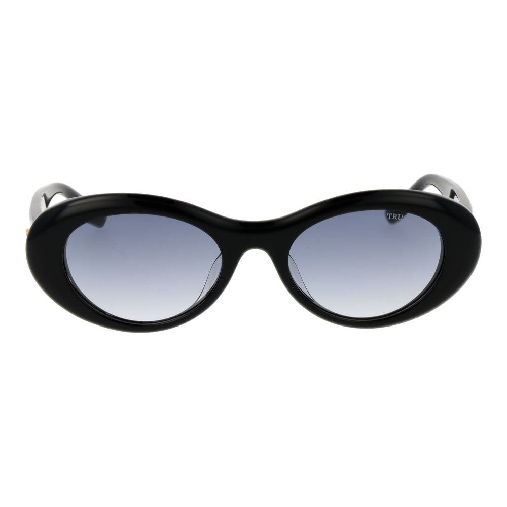 Trussardi Black Acetate Sunglasses Trussardi