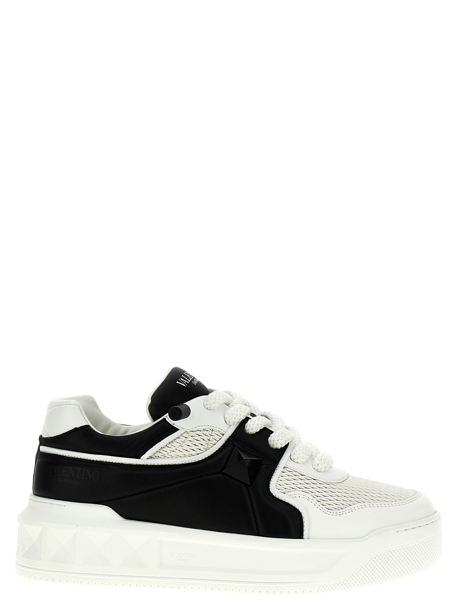 Valentino Garavani Bicolor Calfskin Chunky Sneakers Valentino Garavani