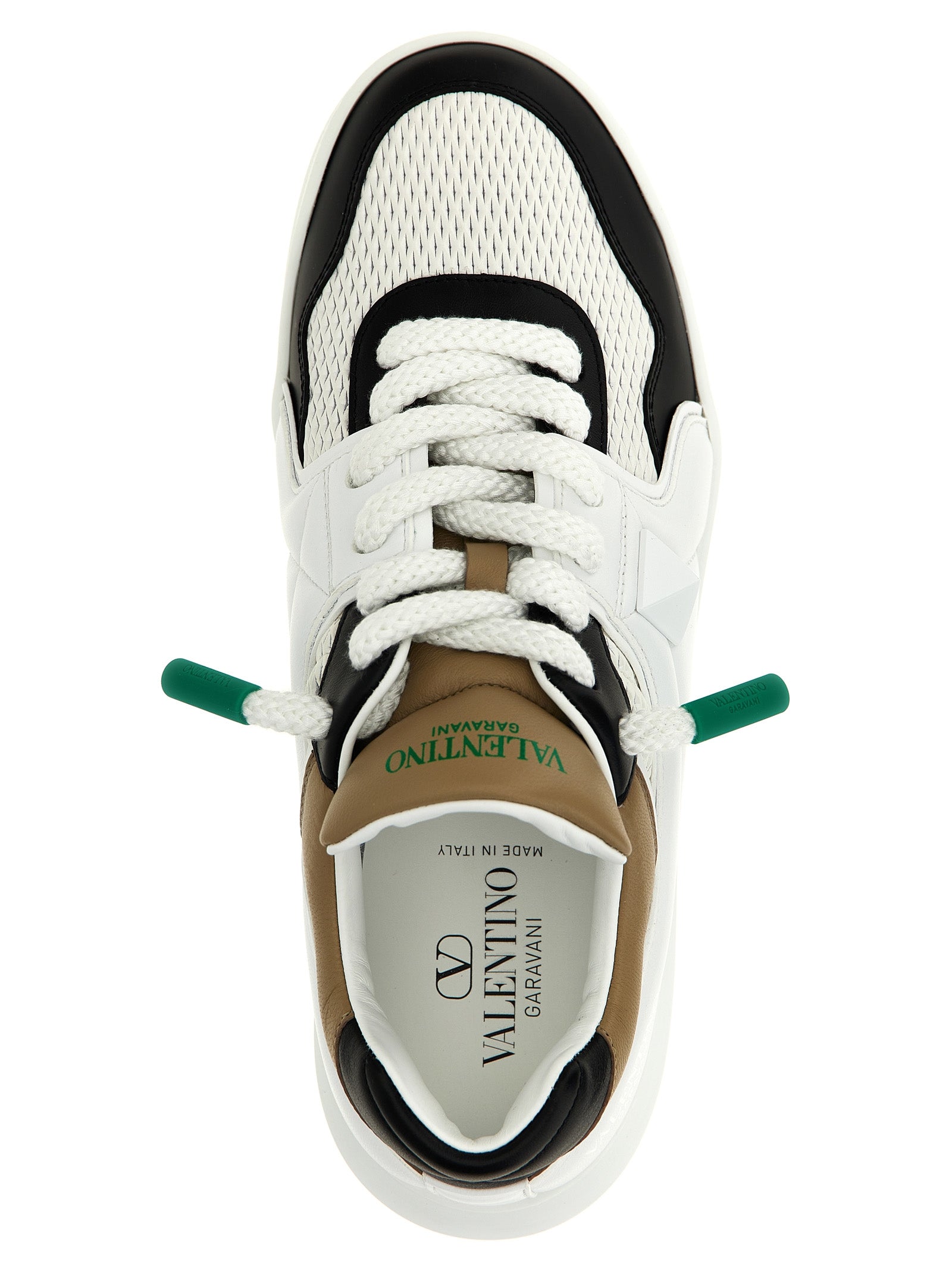 Valentino Garavani Bicolor Calfskin Chunky Sneakers Valentino Garavani