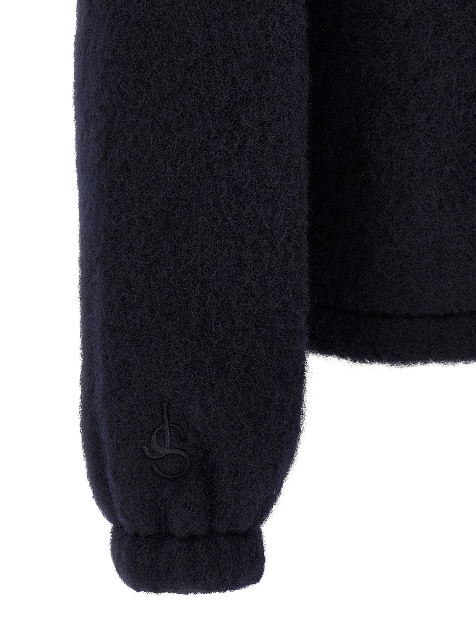 Jil Sander Blue Wool Sweatshirt Jil Sander