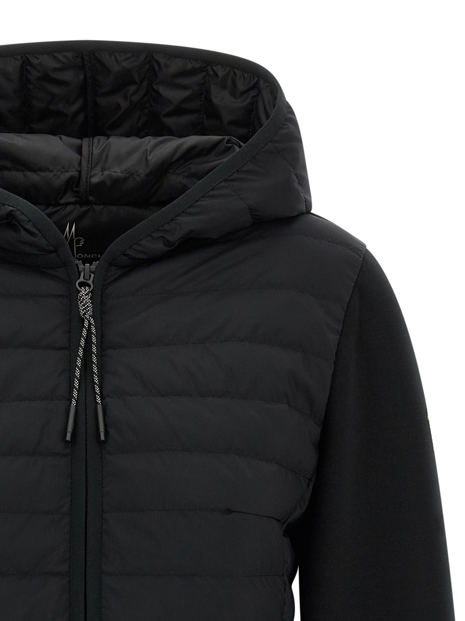 Moncler Grenoble Black Polyamide Full-Length Jacket Moncler Grenoble