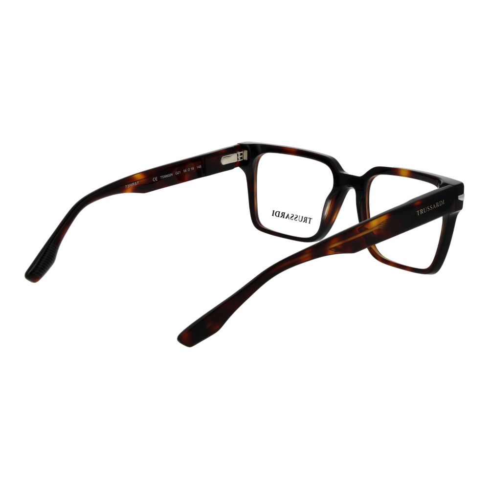 Trussardi Brown Acetate Glasses (Frames) Trussardi