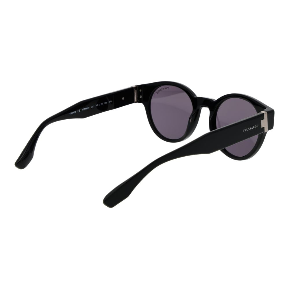 Trussardi Black Acetate Sunglasses Trussardi