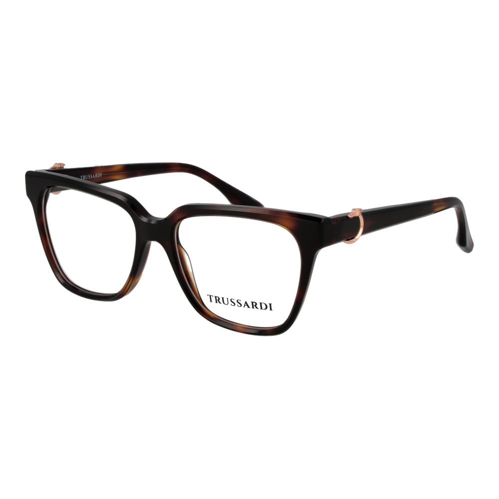 Trussardi Brown Acetate Glasses (Frames) Trussardi