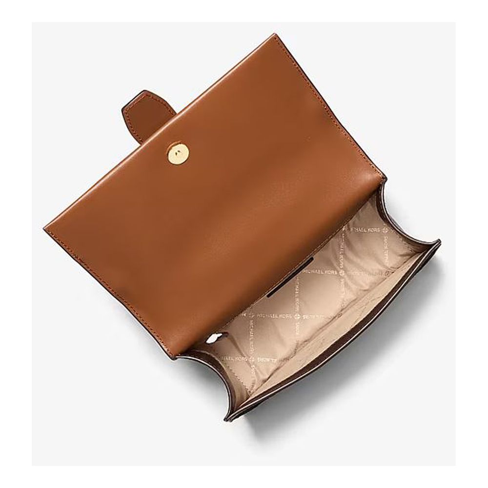 Michael Kors Brown Canvas Crossbody Bag Michael Kors
