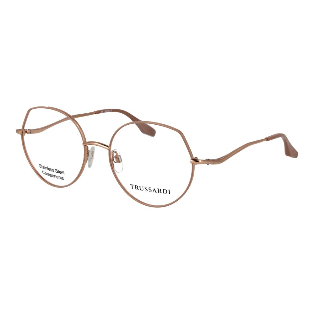 Trussardi Pink Stainless Steel Glasses (Frames) Trussardi