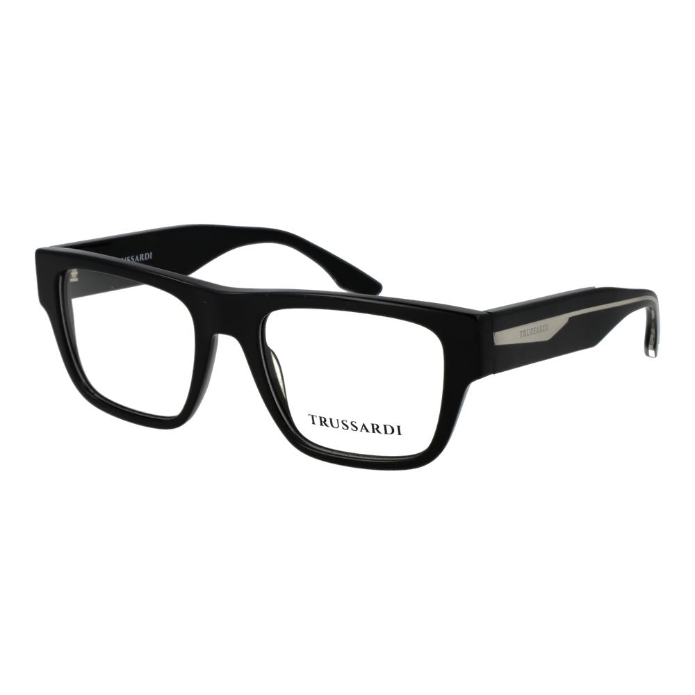 Trussardi Black Acetate Glasses (Frames) Trussardi
