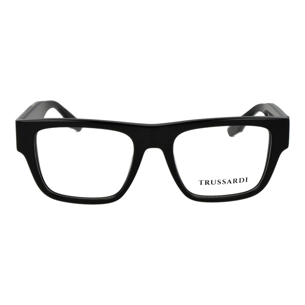 Trussardi Black Acetate Glasses (Frames) Trussardi