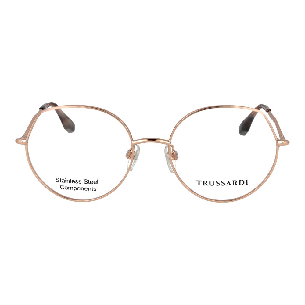 Trussardi Rose Gold Stainless Steel Glasses (Frames) Trussardi