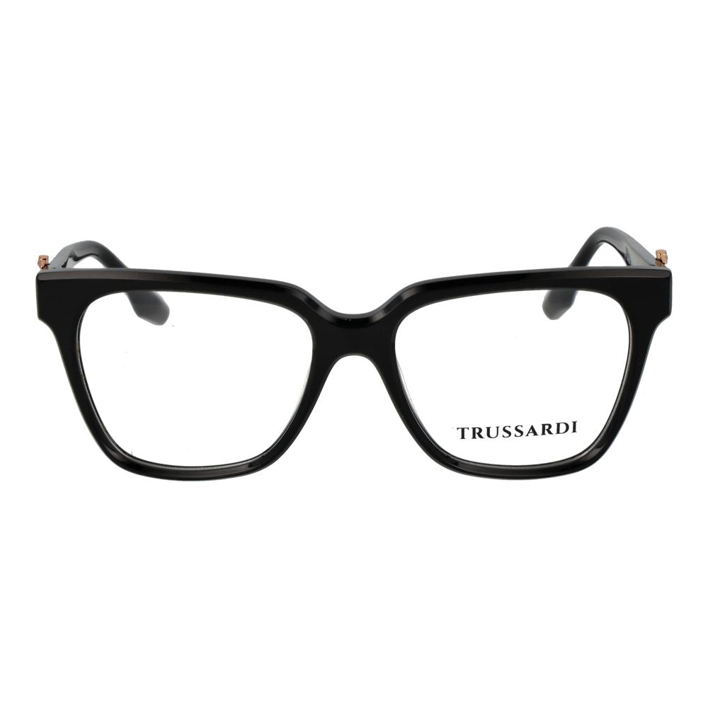 Trussardi Black Acetate Glasses (Frames) Trussardi