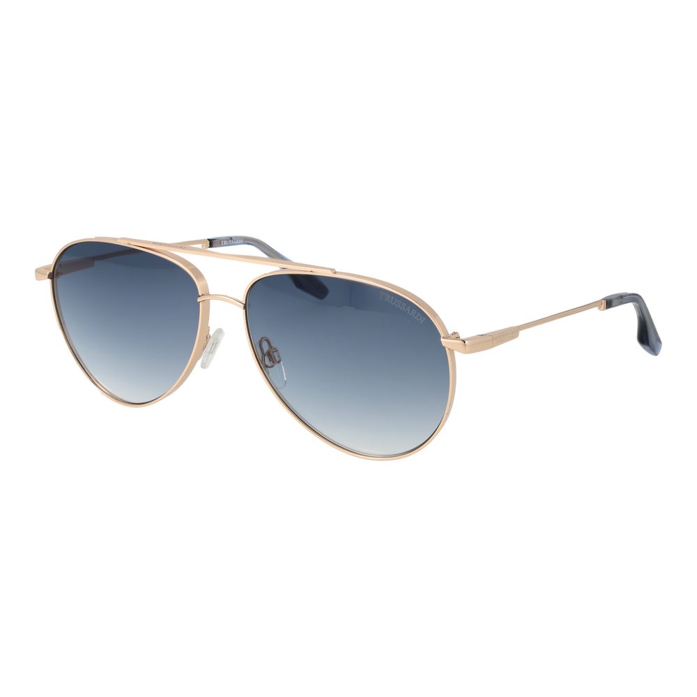 Trussardi Gold Stainless Steel Sunglasses Trussardi
