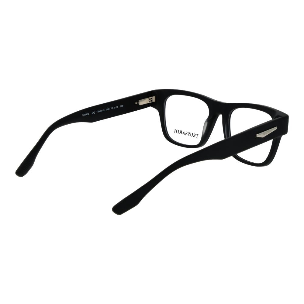 Trussardi Black Acetate Glasses (Frames) Trussardi