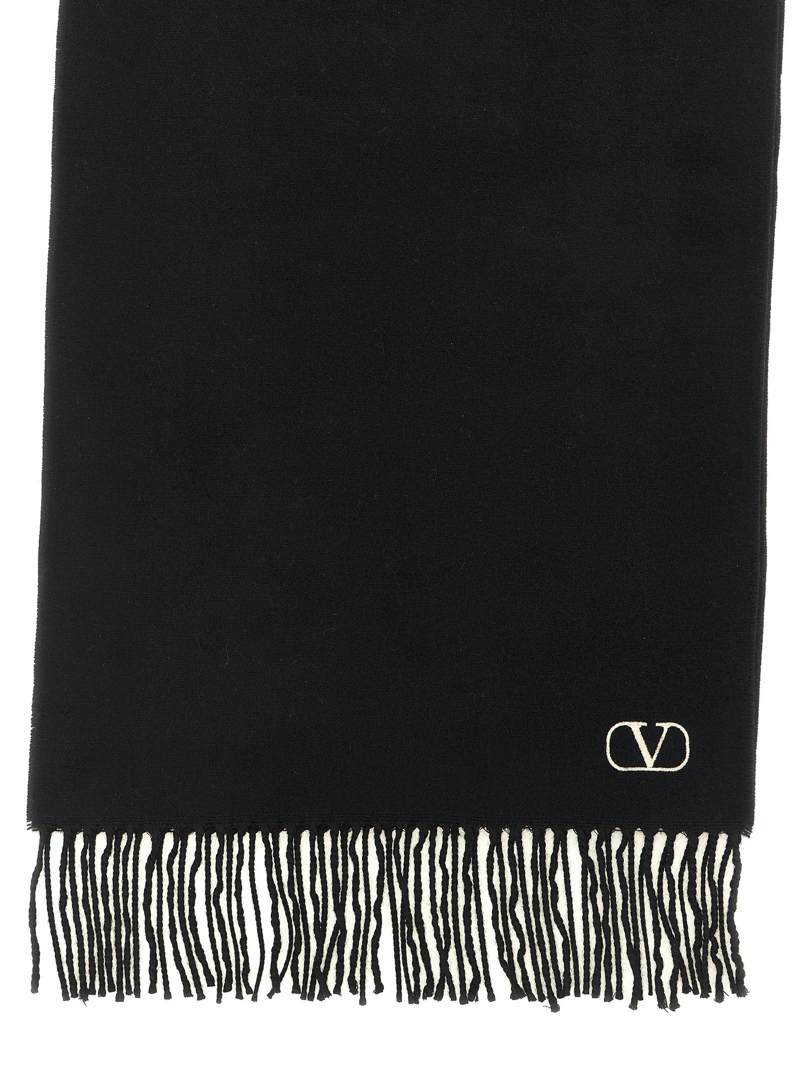 Valentino Garavani Bicolor Cashmere Scarf Valentino Garavani