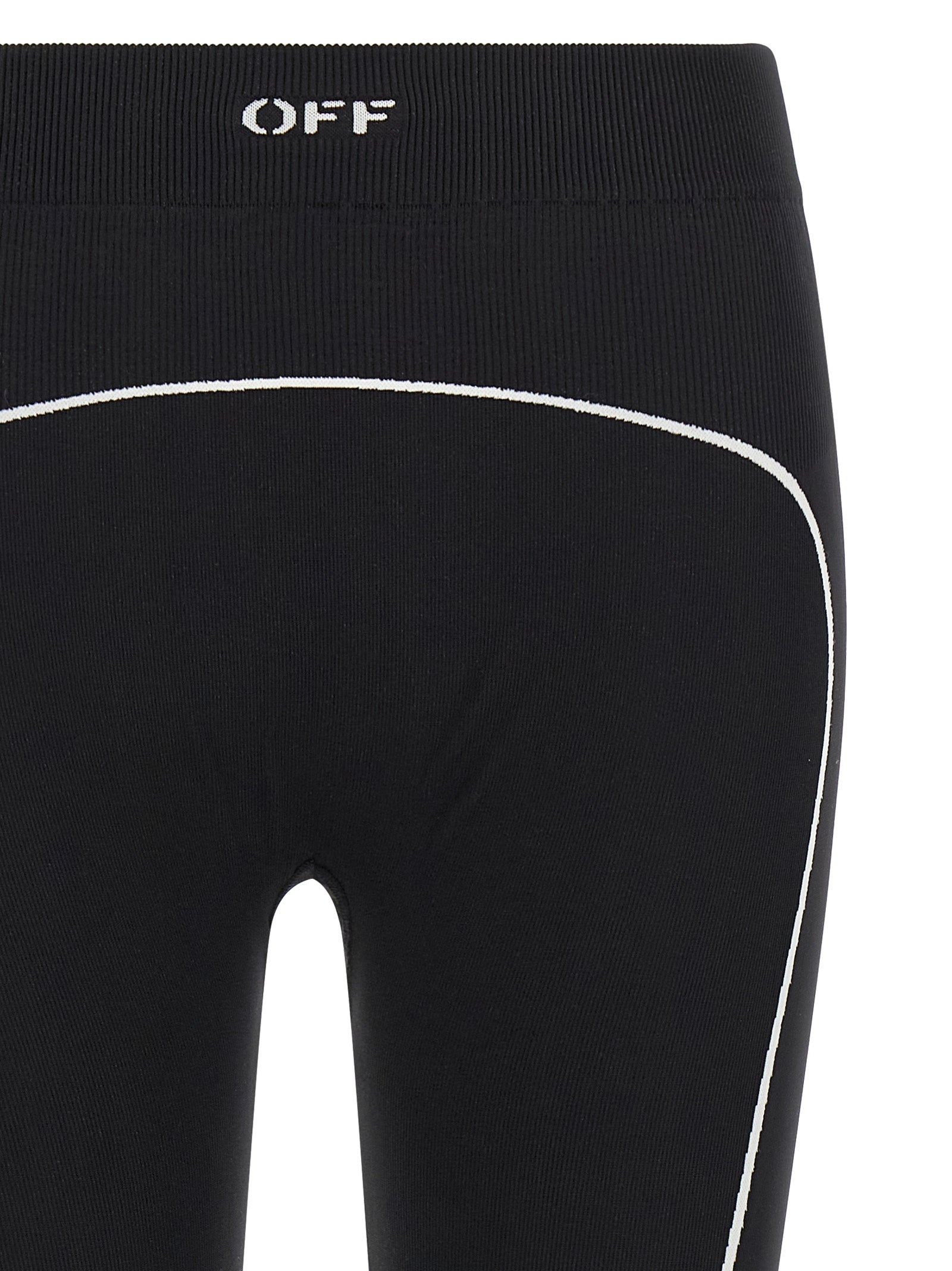 Off-White Black Polyamide Leggings Off-White
