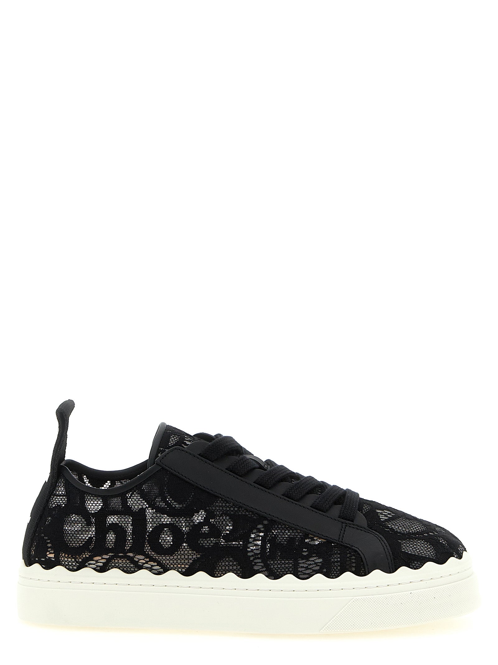 Chloé Black Polyamide Low Top Sneakers Chloé