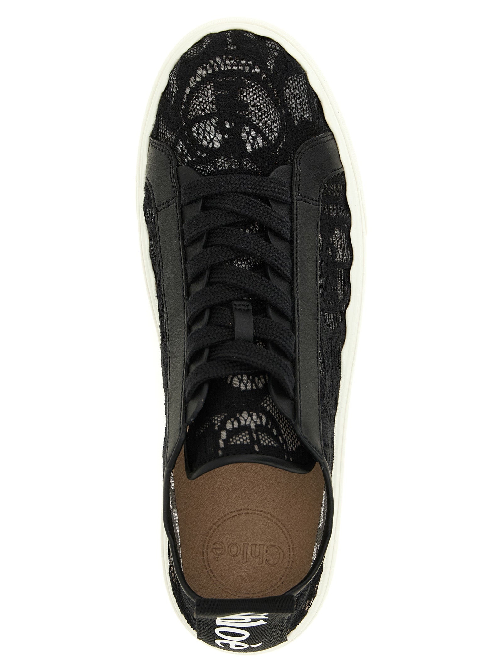 Chloé Black Polyamide Low Top Sneakers Chloé