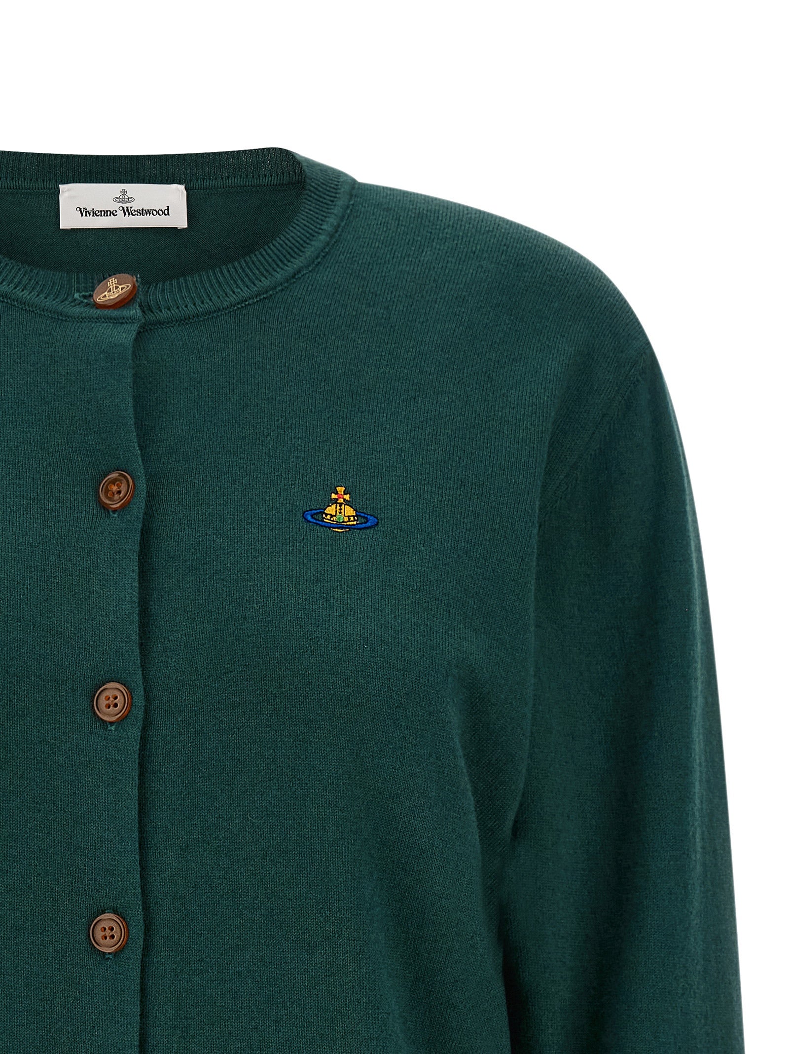 Vivienne Westwood Bicolor Cotton Cardigan Vivienne Westwood