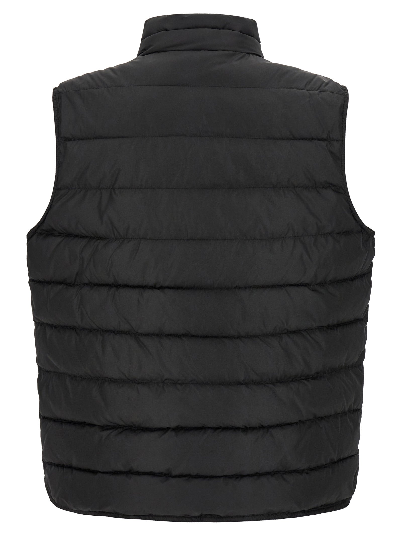 Dolce & Gabbana Black Polyester Sleeveless Jacket Dolce & Gabbana