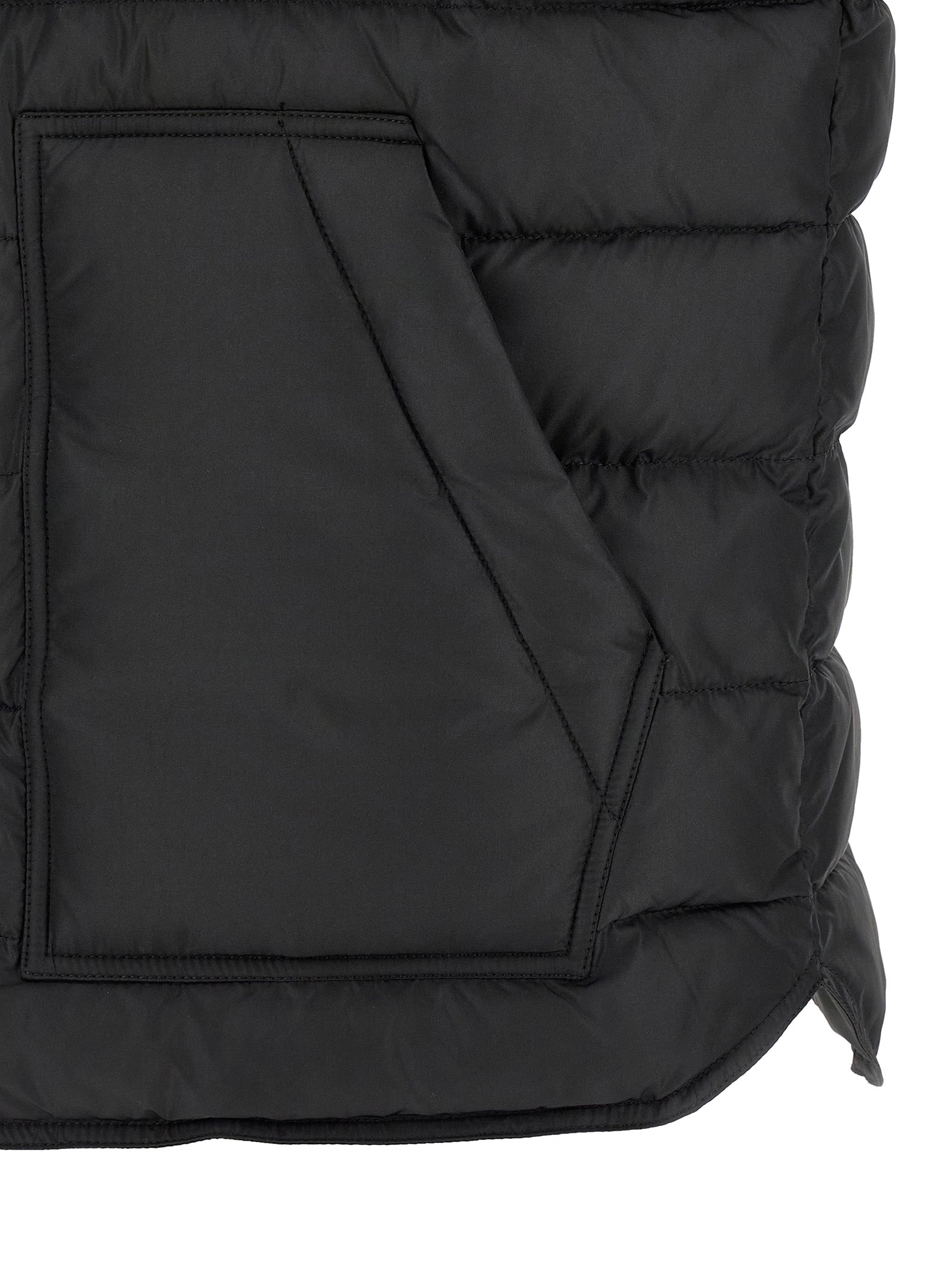Dolce & Gabbana Black Polyester Sleeveless Jacket Dolce & Gabbana