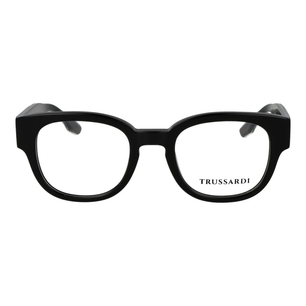 Trussardi Black Acetate Glasses (Frames) Trussardi