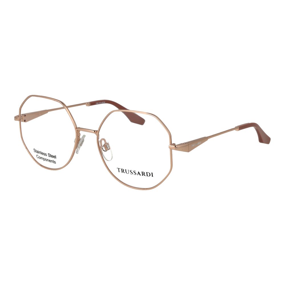 Trussardi Rose Gold Stainless Steel Glasses (Frames) Trussardi