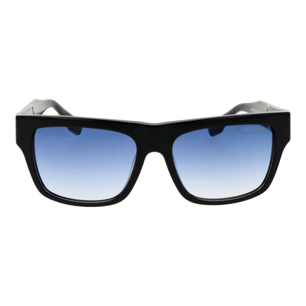 Trussardi Black Acetate Sunglasses Trussardi