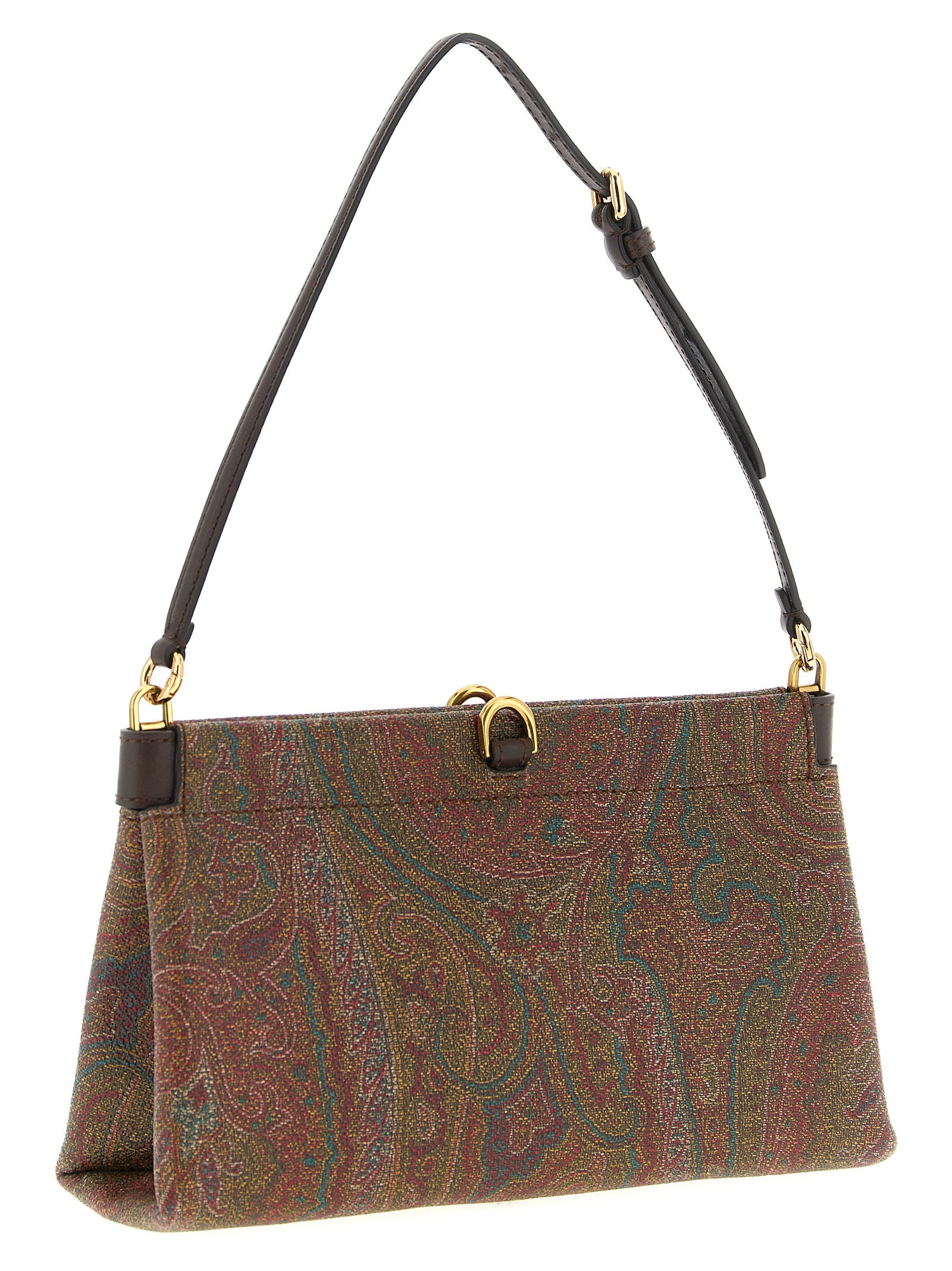 Etro Brown Pvc Clutch Bag Etro