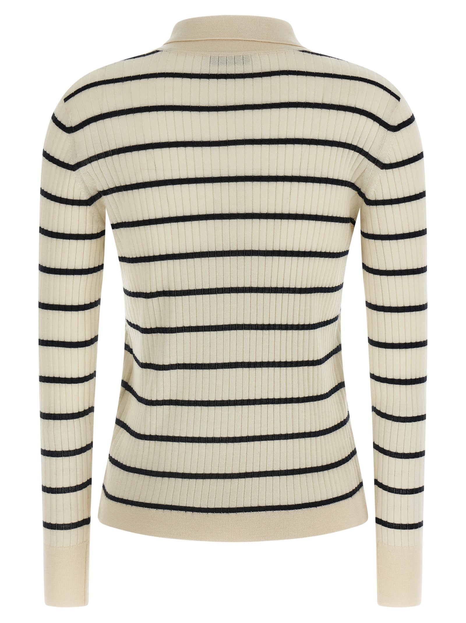 Max Mara Blue Cashmere Polo Shirt Max Mara