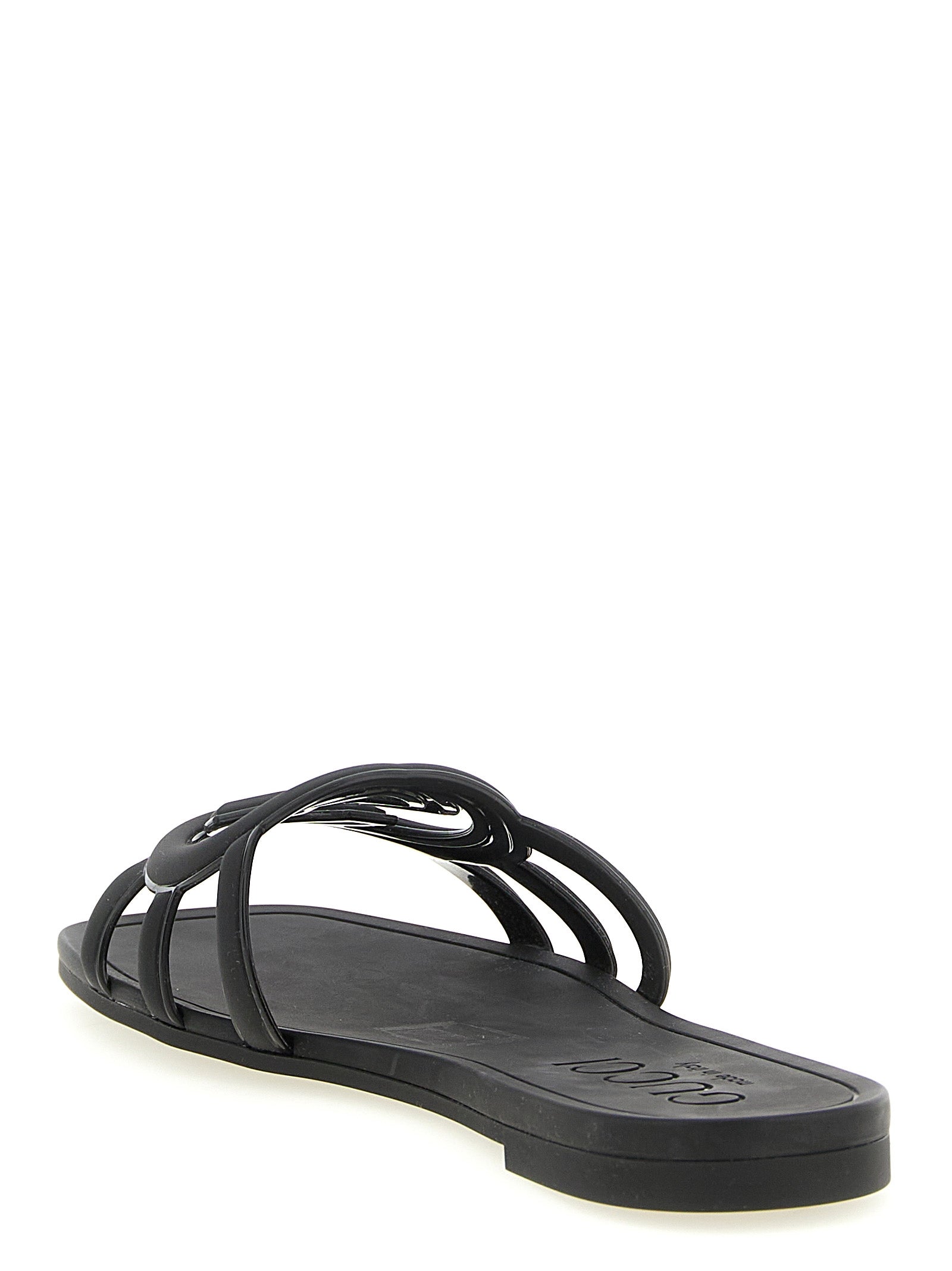 Gucci Black Rubber Slides Gucci