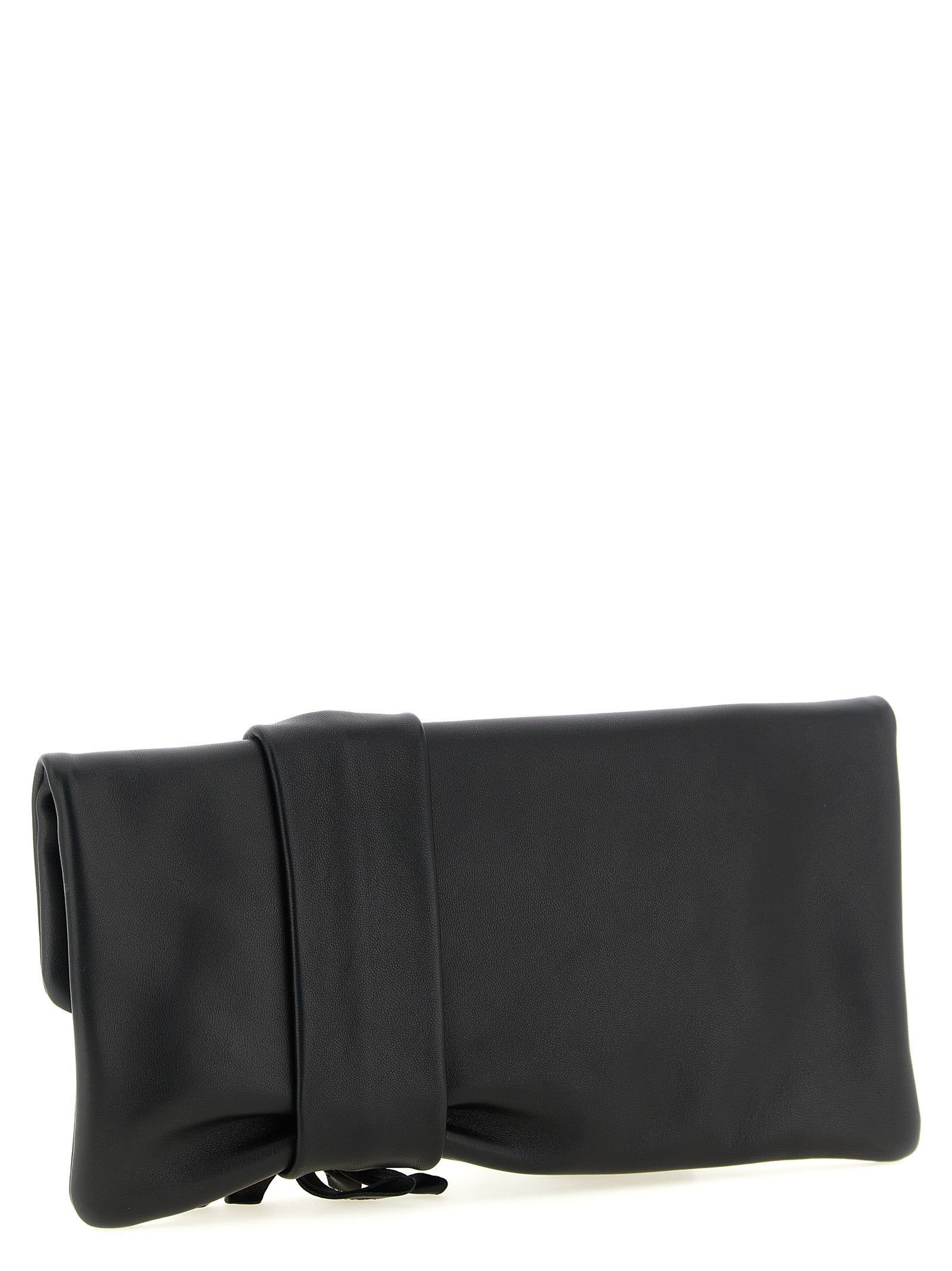 Jimmy Choo Black Lamb Leather Clutch Bag Jimmy Choo