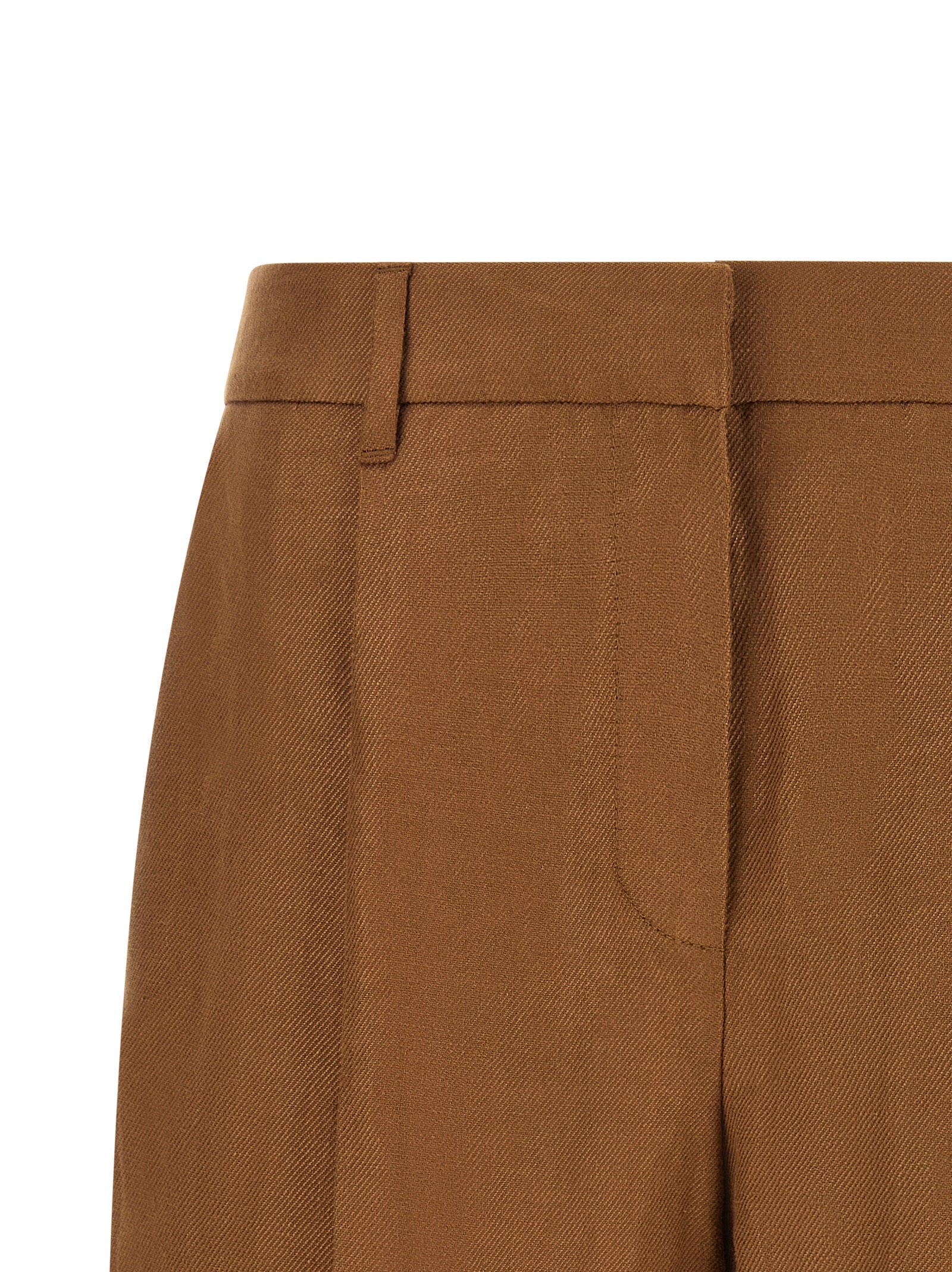 Brunello Cucinelli Brown Linen Bermuda Shorts Brunello Cucinelli