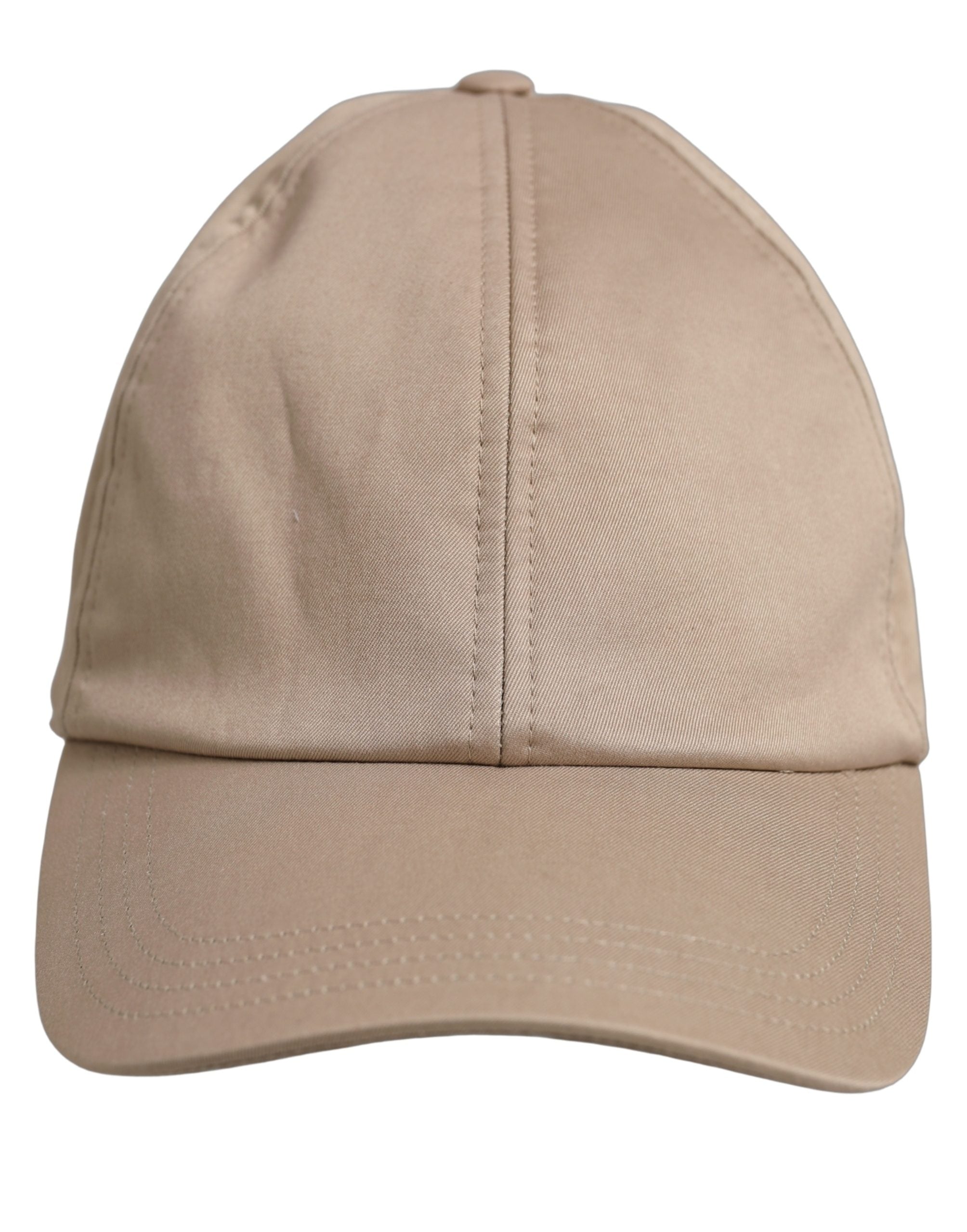 Dolce & Gabbana Men Beige Cotton Stretch Baseball Capello Hat Dolce & Gabbana